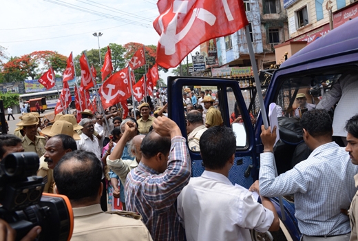 CPI Holds Jail Bharo Campaign  1